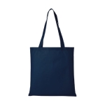 Goedkope non-woven tas bedrukken in diverse kleuren 80 g/m2 Seminar kleur marineblauw tweede weergave voorkant