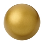 Klassieke gepersonaliseerde stressbal in diverse kleuren Zen kleur goud