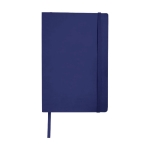 A5 Notitieboekje met insteekvak JournalBooks Classic Soft kleur marineblauw tweede weergave voorkant