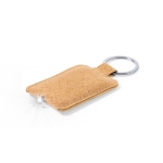 Promotionele kurken zaklamp-sleutelhanger bedrukken Cork kleur naturel derde weergave