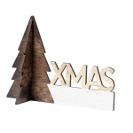 Kerstboom ornament als versiering Tree Wood kleur naturel tweede weergave