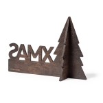 Kerstboom ornament als versiering Tree Wood kleur naturel derde weergave