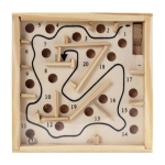 Houten doolhof spel Ability Maze kleur naturel derde weergave