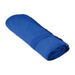 Sporthanddoek laten bedrukken met elastiek RPET Microfiber kleur blauw eerste weergave