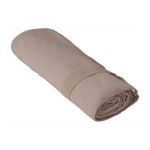 Sporthanddoek laten bedrukken met elastiek RPET Microfiber kleur beige eerste weergave