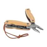 Multitool gemaakt van staal en bamboe als geschenk Bamboo kleur naturel vijfde weergave