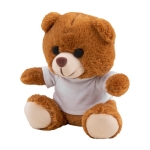 Teddybeer met logo en sweatshirt Cuddle kleur wit tweede weergave