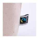 Fairtrade katoenen toilettas met logo Clark FairTrade kleur naturel derde weergave