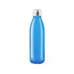 Gekleurde glazen fles met stalen dop 650ml UrbanStyle Crystal kleur blauw  negende weergave