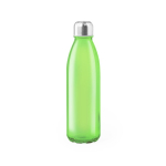 Gekleurde glazen fles met stalen dop 650ml UrbanStyle Crystal kleur lichtgroen  negende weergave