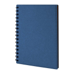 A5 Notitieboek van gerecycled karton personaliseren CardBoard kleur blauw eerste weergave