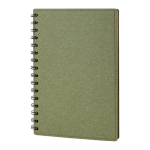 A5 Notitieboek van gerecycled karton personaliseren CardBoard kleur groen eerste weergave