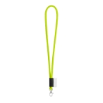 Buisvormige keycords met logo, levering binnen 4-6 dagen Tube Classic kleur lichtgroen