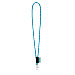 Lanyards met logo op etiket en levering 4-6 dagen Tube Nautic met afdrukgebied