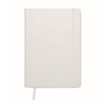 Notitieboek van gerecycled papier met PU-omslag A5 Notes Recycle kleur wit tweede weergave