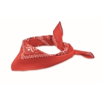 Multifunctionele katoenen bandana sjaal bedrukken kleur rood