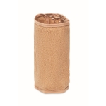 Promotionele kurken flessenkoeler met klittenbandsluiting Cork kleur beige