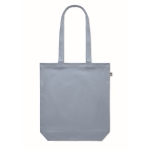 Biologische canvas tas bedrukken 270 g/m2 Eco Strong Colors kleur lichtblauw vierde weergave