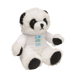 Knuffel teddybeer met sweatshirt Panda kleur wit weergave met bedrukking