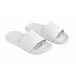 EVA-slippers voor het strand maat 40-41 en pantoffels met brede bandjes kleur wit