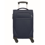 rPET polyester koffer met slot en 4 wielen Voyage kleur blauw tweede weergave