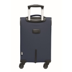 rPET polyester koffer met slot en 4 wielen Voyage kleur blauw derde weergave