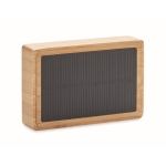 Draadloze 5.0 Bamboo bluetooth speaker Solar Bamboo kleur hout tweede weergave