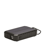 8000 mAh powerbank op zonne-energie Solar Dynamo weergave met bedrukking