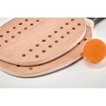 Houten strandracketset met bal Set Tenis Beach Ball kleur hout foto bekijken vierde weergave