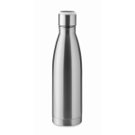 Stalen fles met hydratatieherinnering 500ml Inox Reminder kleur mat zilver achtste weergave