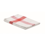 Gerecyclede keukendoeken met lijnen 180g/m2 Kitchen Cloth Kitch kleur rood