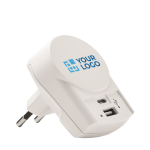 USB snellader bedrukken Skross USB-CHARGER A/C weergave met bedrukking