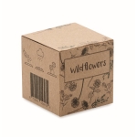 Wilde bloemenzaden met doos Wild Flower Seed Kit kleur beige tweede weergave