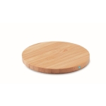 Promotionele Bamboo draadloze laders bedrukken Natura 15W kleur hout tweede weergave