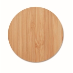 Promotionele Bamboo draadloze laders bedrukken Natura 15W kleur hout derde weergave