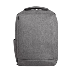 300D polyester laptoprugzak met trolleyband van 15,6 inch kleur grijs eerste weergave