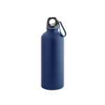 Aluminium drinkfles bedrukken met karabijnhaak 550ml Matt Cruiser kleur marineblauw