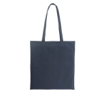 Tas bedrukken van gerecycled katoen en RPET 180 g/m2 Recycle Cairo kleur marineblauw