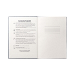 Duurzaam hardcover notitieboek bedrukken A5 Rigid Coffee kleur blauw derde weergave