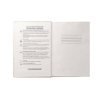 Hardcover notitieboek bedrukken met logo A5 Rigid Tea kleur naturel derde weergave