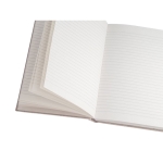 Hardcover notitieboek bedrukken met logo A5 Rigid Tea kleur naturel vierde weergave