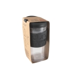 Dubbelwandige koffiebeker 350 ml BPA-vrije Travelmug kleur zwart derde weergave