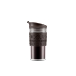 Dubbelwandige koffiebeker 350 ml BPA-vrije Travelmug kleur donker bruin