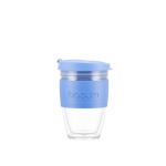 Kleine reismok bedrukken met deksel 250ml Takeaway Joycup kleur lichtblauw