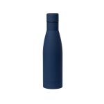 Promotionele stalen fles met rubberen touch 750ml Avenue SoftTouch kleur marineblauw  negende weergave