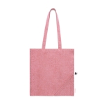 Opvouwbare gerecyclede katoenen tas 120 g/m2 Foldable EcoCotton kleur rood  negende weergave