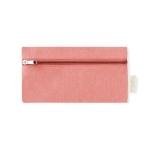 Etui van gerecycled katoen met ritssluiting Recycled Cotton kleur rood  negende weergave