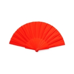 Gekleurde polyester en RPET ventilator in Colours RPET kleur rood  negende weergave