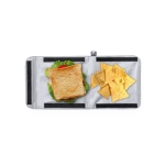 RPET thermo snackhouder met klittenbandsluiting Club Sandwich vierde weergave