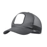 Cap laten bedrukken met mesh en patch voor sublimatie Trucker kleur grijs  negende weergave